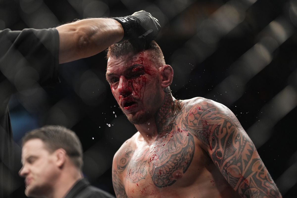 UFC 272 results: Rafael dos Anjos turns Renato Moicano into a bloody  zombie, wins wide decision - MMAmania.com