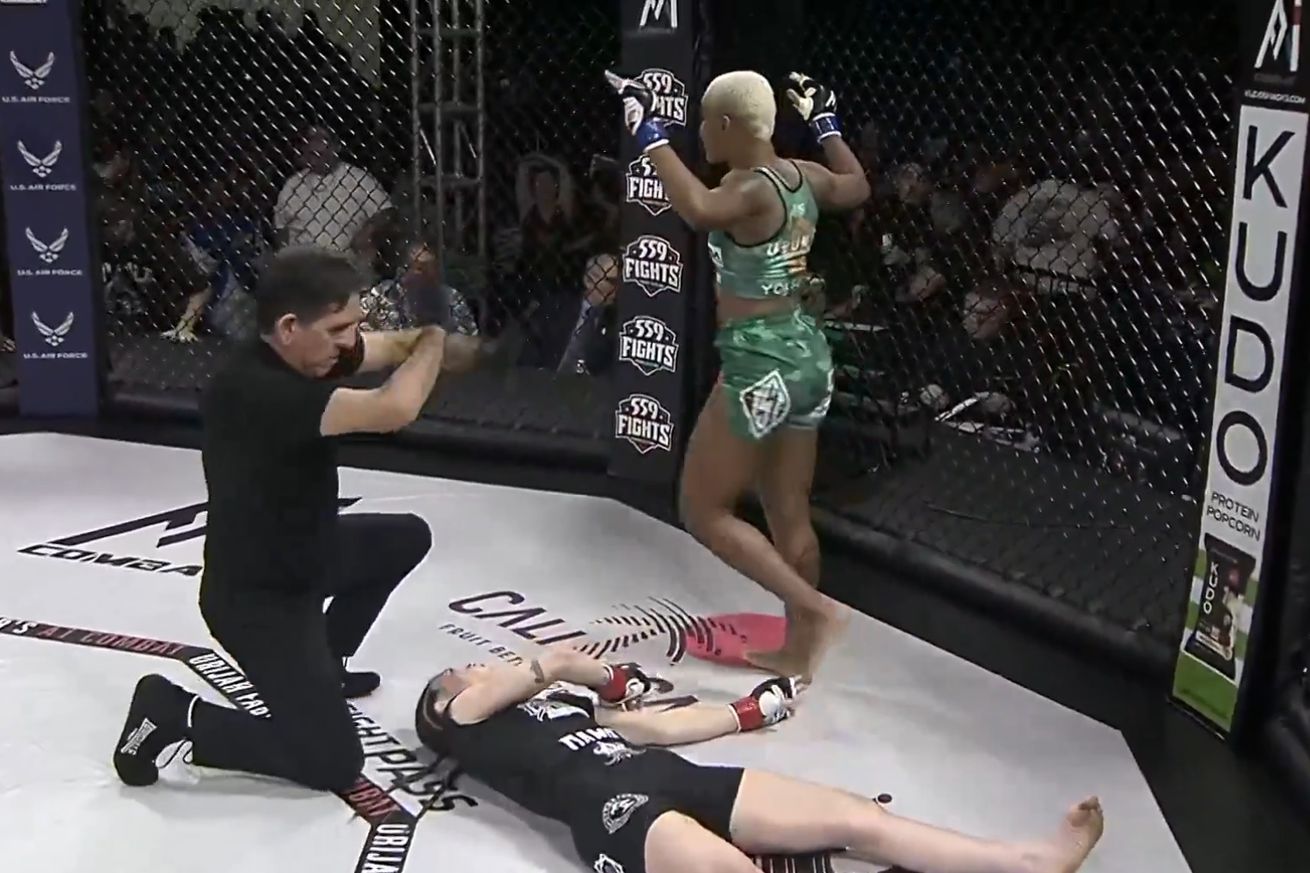 Missed Fists: Tina Black wins title with furious face-planting knockout flurry