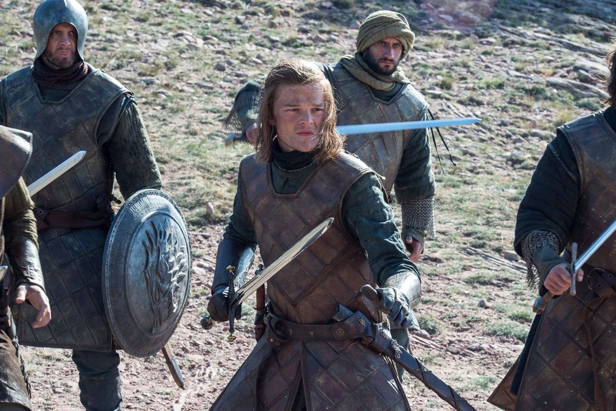 A young Ned Stark in Game of Thrones at the Tower of Joy