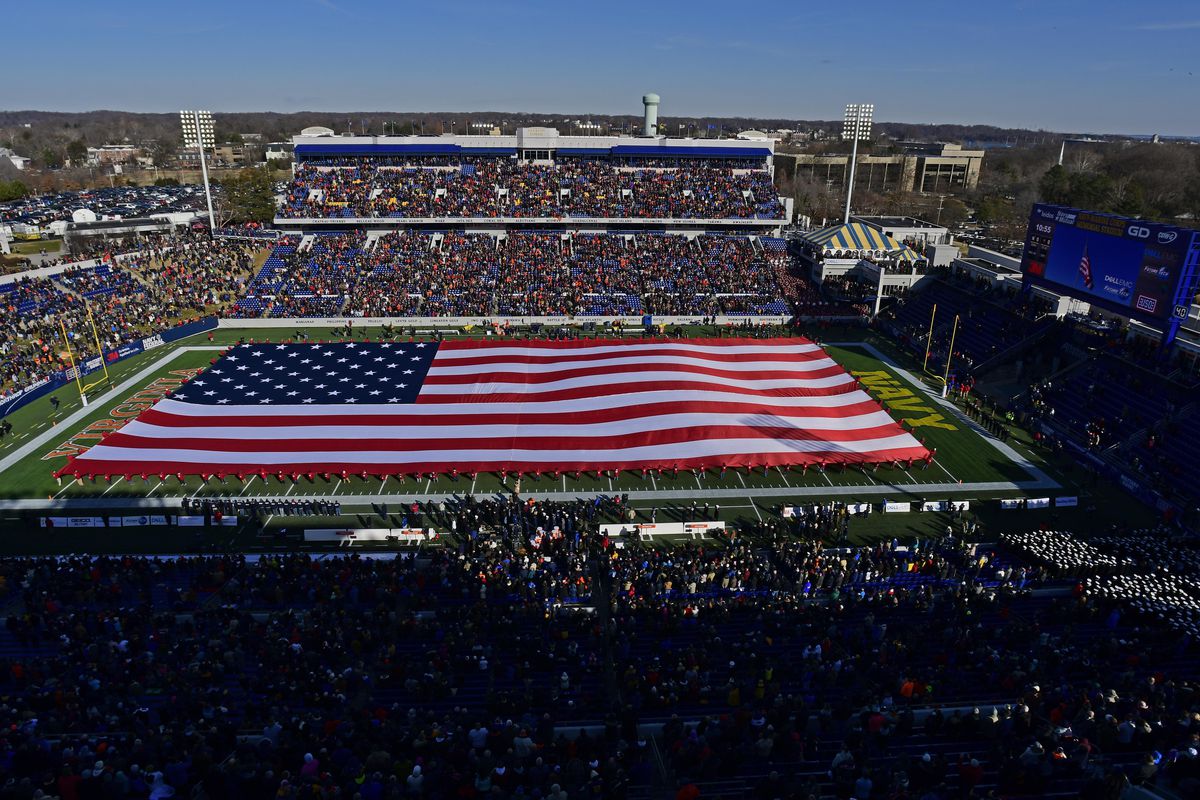 NCAA Football: Military Bowl-Virginia vs Navy