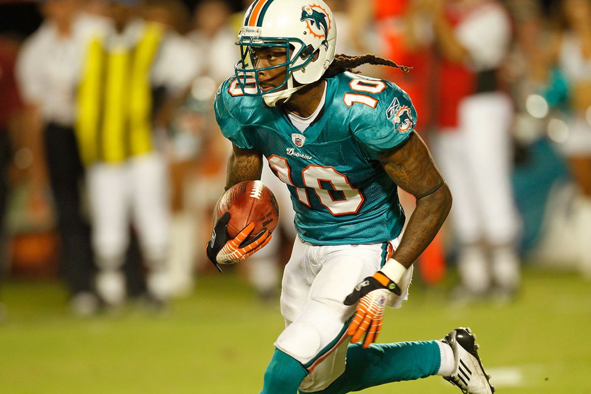 Despite all his speed, wide receiver Clyde Gates could not harness it into precise route running or an ability to catch the ball.  Now, he's a former member of the Miami Dolphins.