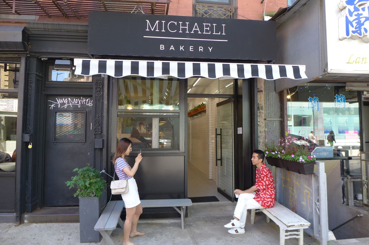 Michaeli provides some outdoor seating.