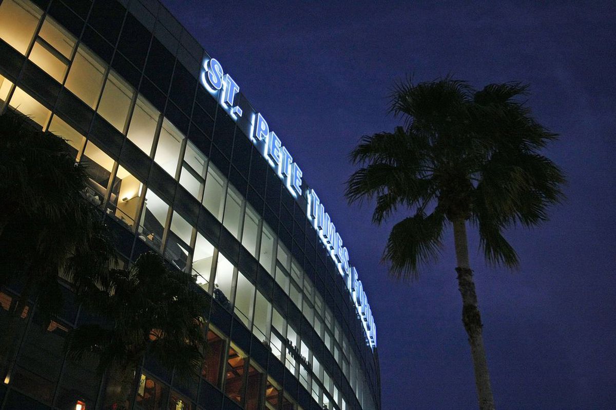 That's not an office building. It's the St. Pete Times Forum.