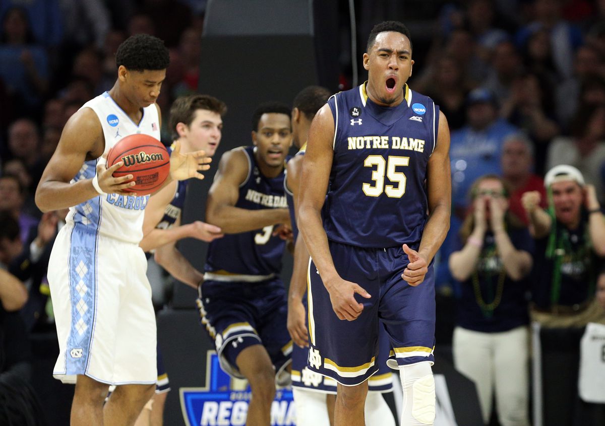 NCAA Basketball: NCAA Tournament-East Regional-North Carolina vs Notre Dame