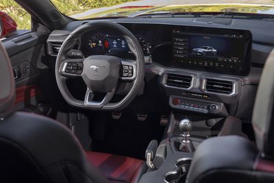 The 2024 Ford Mustang has a new screen.