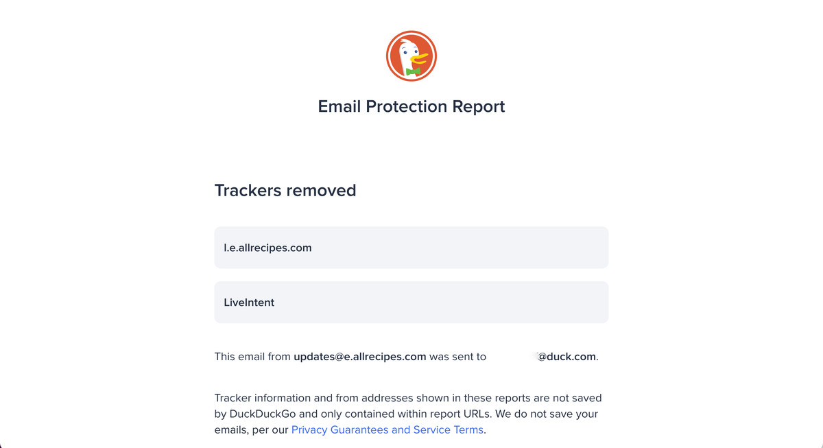 Click on the tracking report on your email, and you’ll be given more details.