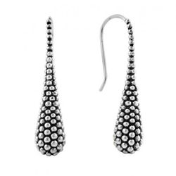 <a href="https://www.lagos.com/product.php?pid=99?id=Drop-Earring">Signature Caviar Drop Earrings</a>, $195