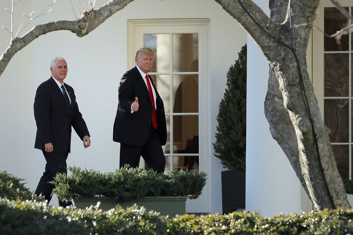 President Trump Visits Department of Homeland Security