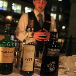 Three of the oldest vintages of scotch at 10 Pound