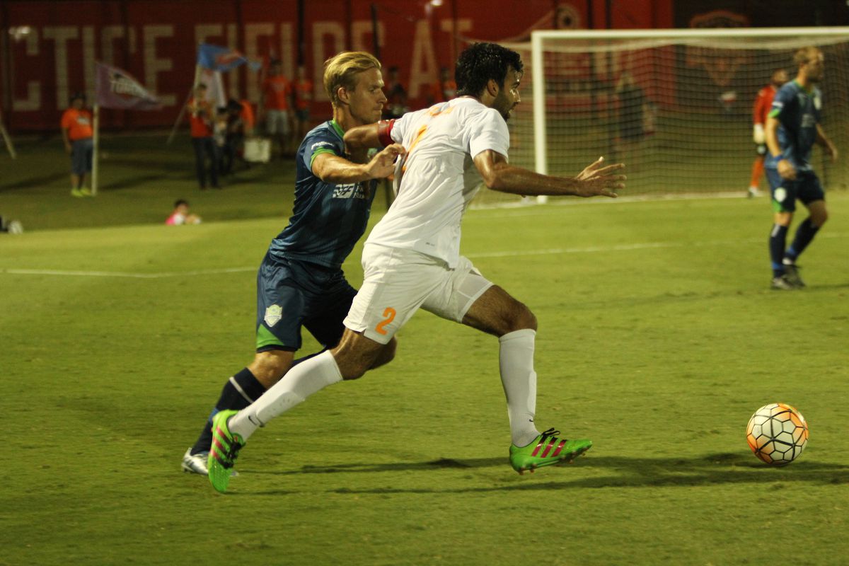 Captain Kevin Garcia was all action for the Toros against OKC. He clearly leads by example, earning USL Team of the Week