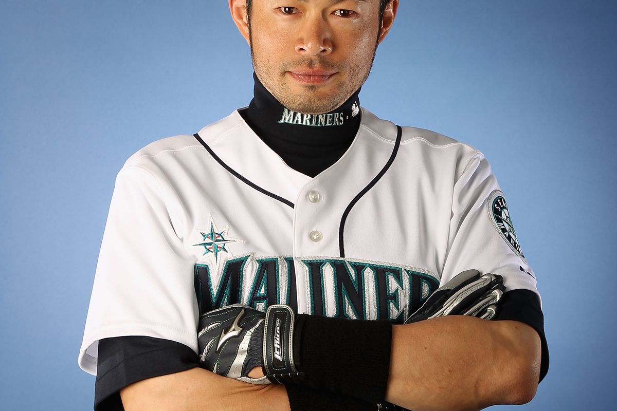 Ichiro a Mariner no more. (Photo by Christian Petersen/Getty Images)