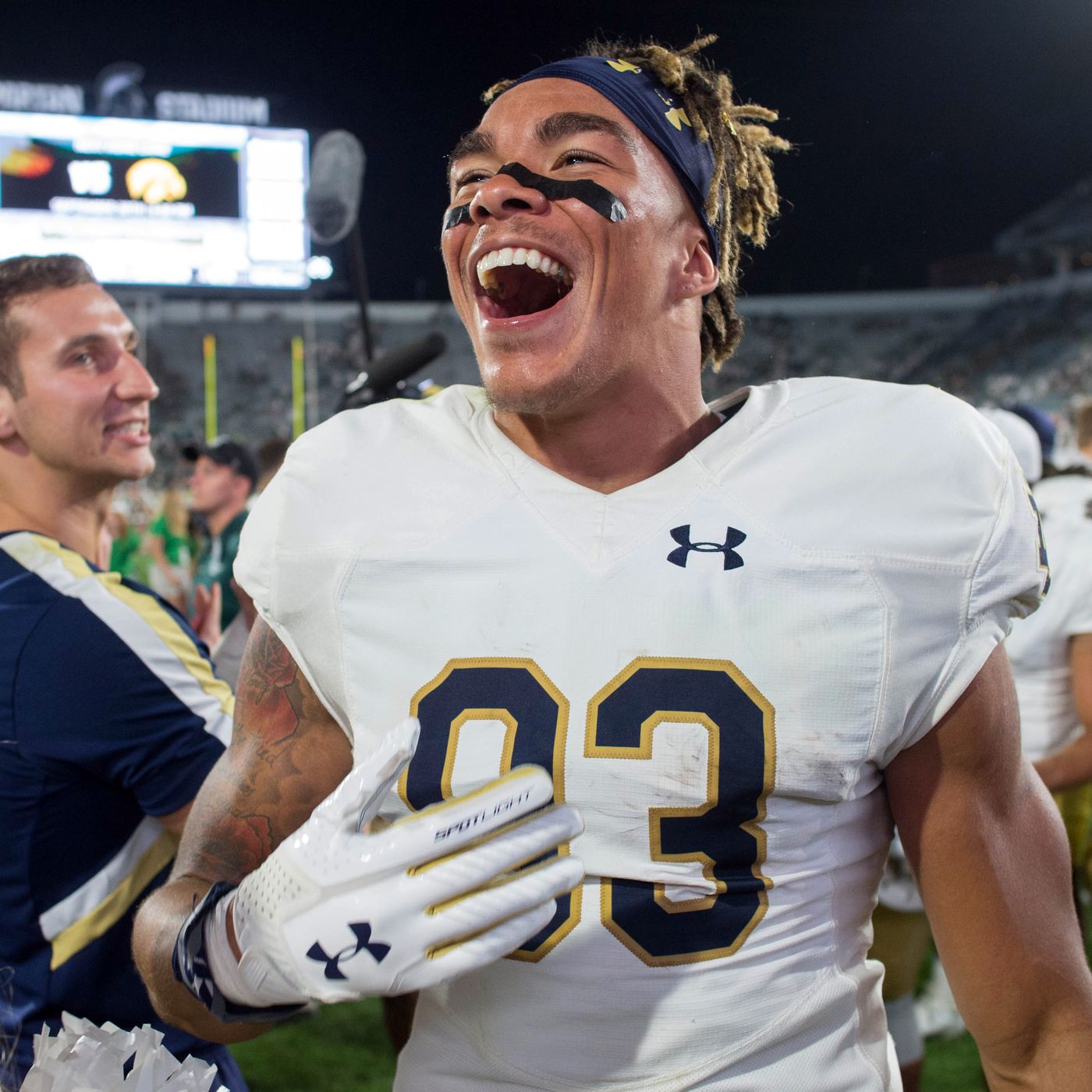 This Guy Plays Notre Dame Football: #83 Chase Claypool - One Foot Down