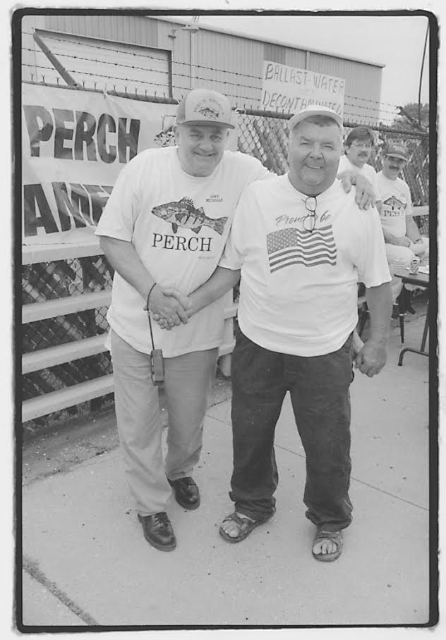 Jack Vadas (left) loved fishing, especially Lake Michigan perch. | Sun-Times files
