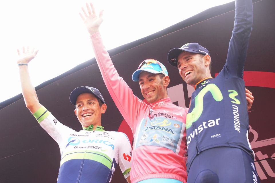 Giro 2016 podium