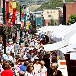 Festival goers crowd Park City's Main Street during the Kimball Arts Festival in 2010. About 49,500 people attended.