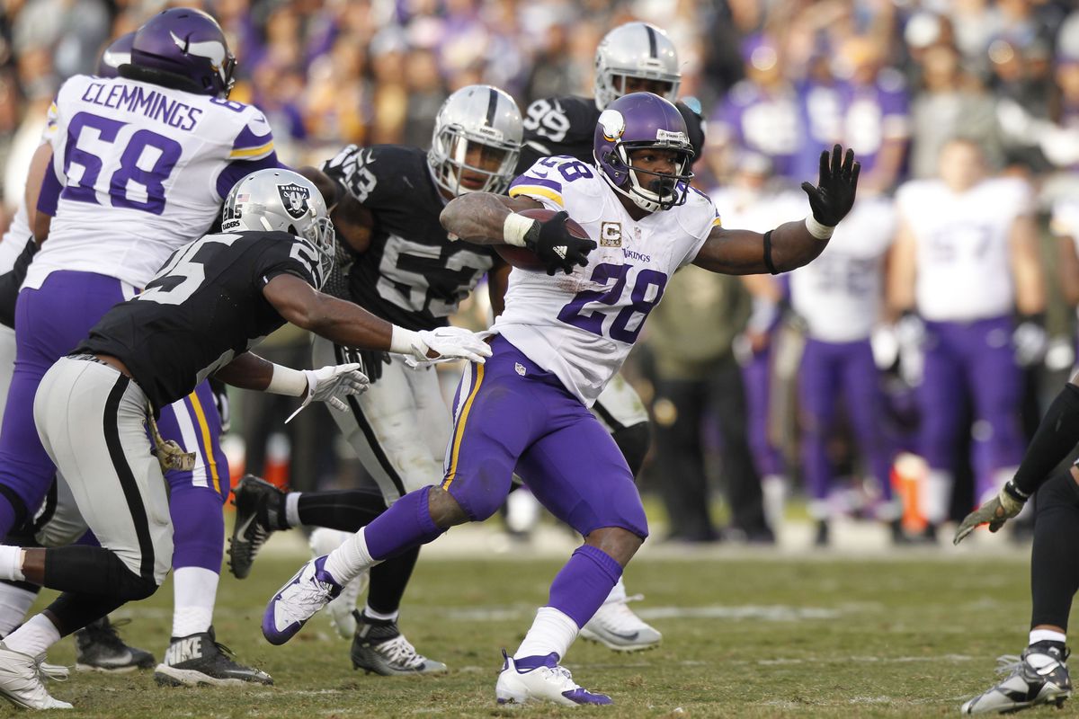 Peterson was once again the Vikings' top fantasy scorer last week with 27.6 standard points.