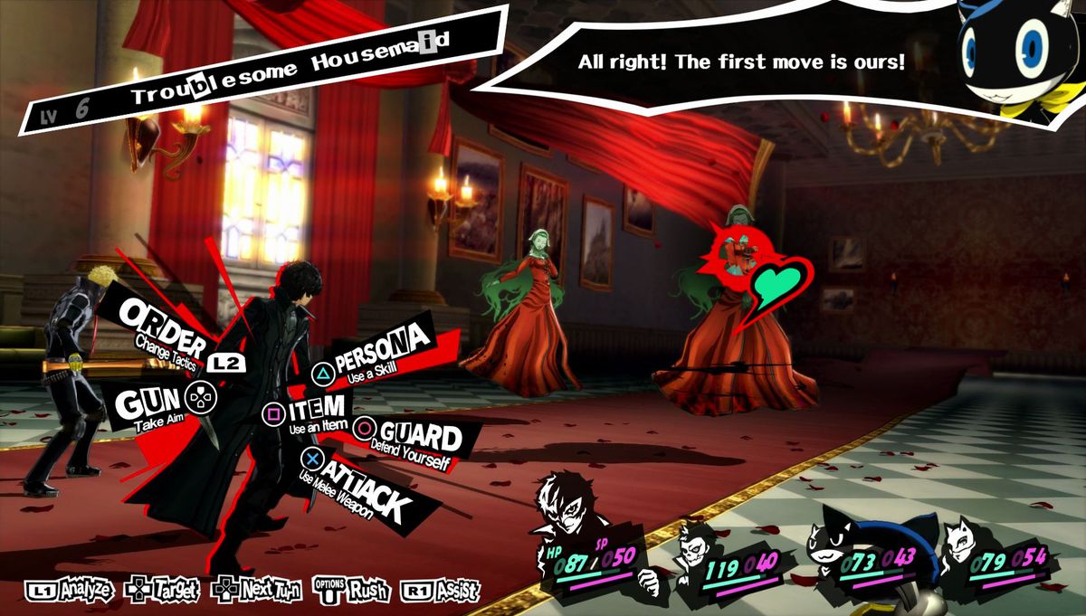 Persona 5 - Annoying Housemaid Fight