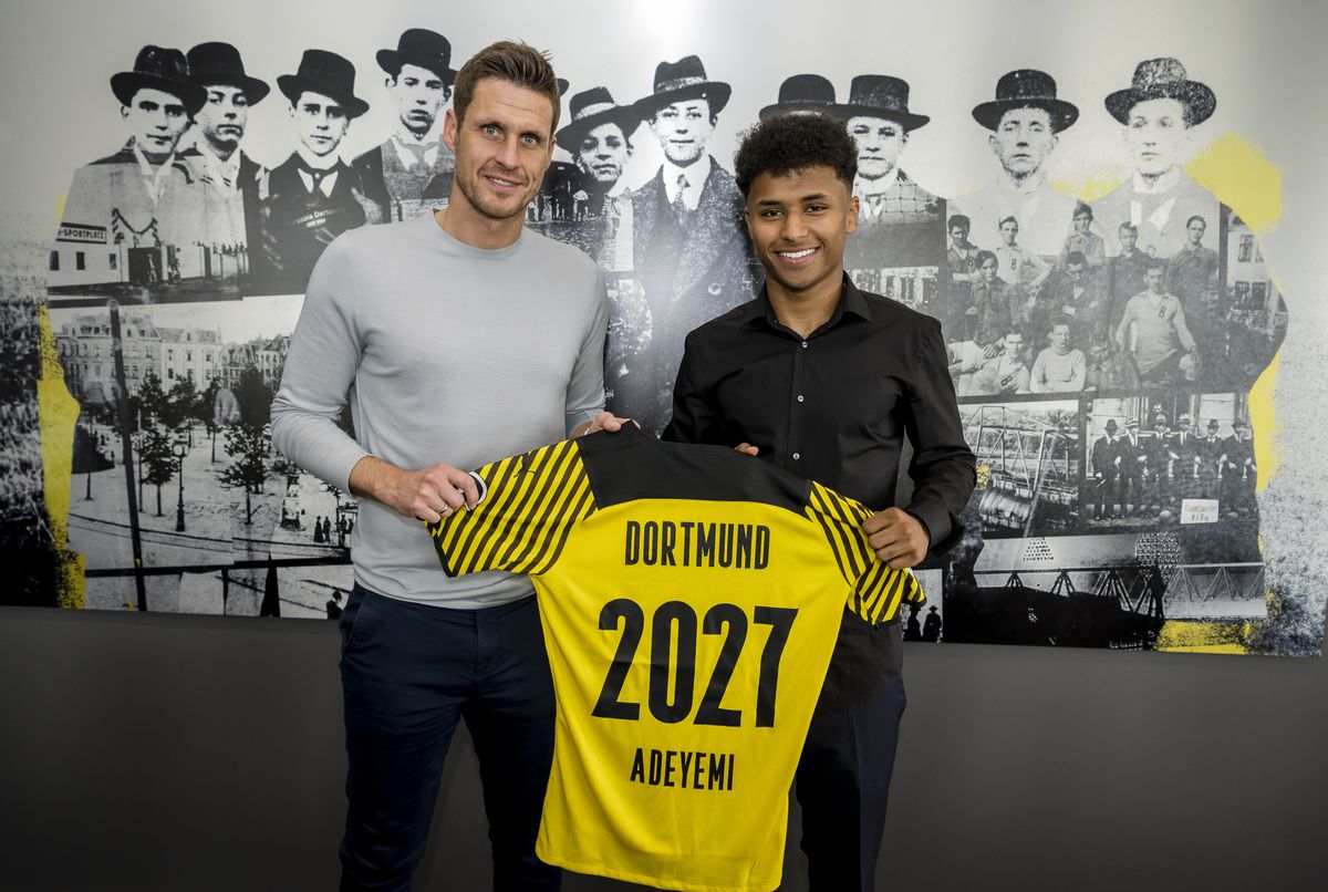 Borussia Dortmund Unveil New Signing Karim Adeyemi