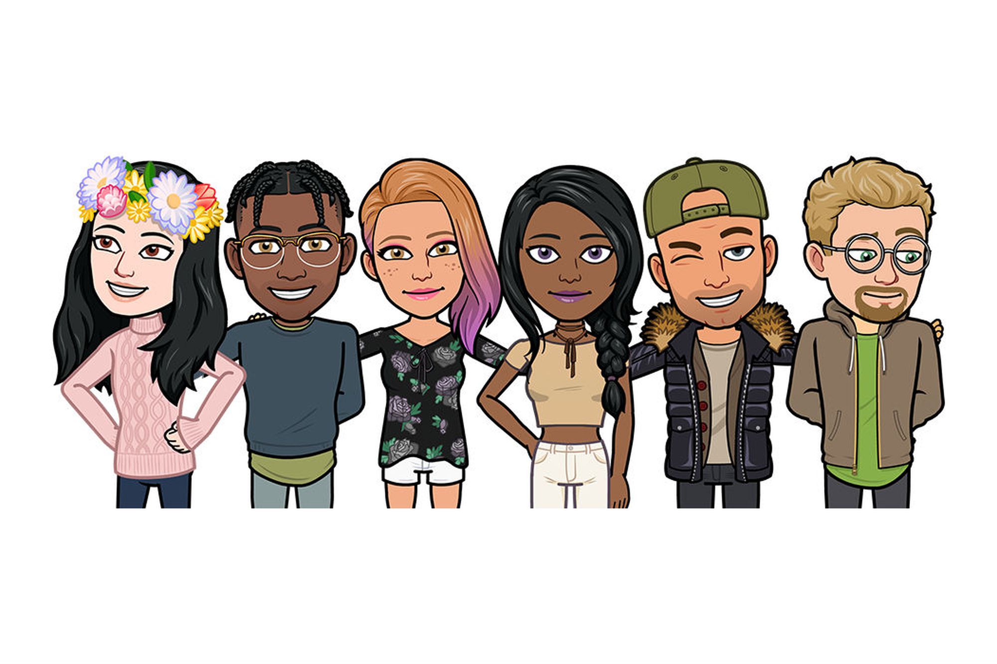 Snapchat takes Bitmoji deluxe with hundreds of new customization options -  The Verge
