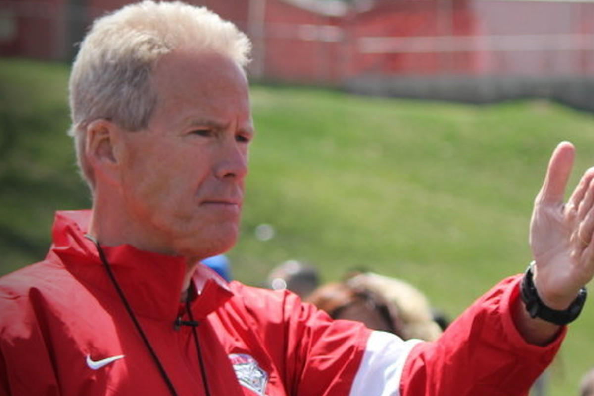 2012 New Mexico football coach Bob Davie. Richard Stephens, University of New Mexico.