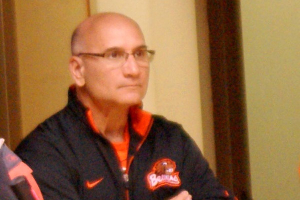 Oregon St. Athletic Director is close to choosing a new head men's basketball coach to watch from the wings. It isn't one of the names most have been calling for.