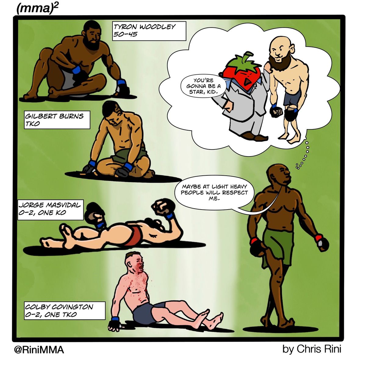 MMA Squared, Chris Rini, UFC 278, Kamaru Usman, Khamzat Chimaev