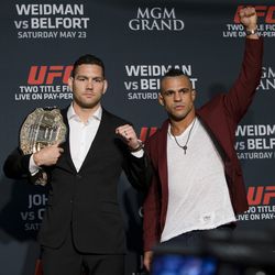 UFC 187 media day photos