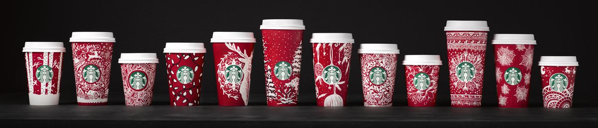 Starbucks red cups 2016