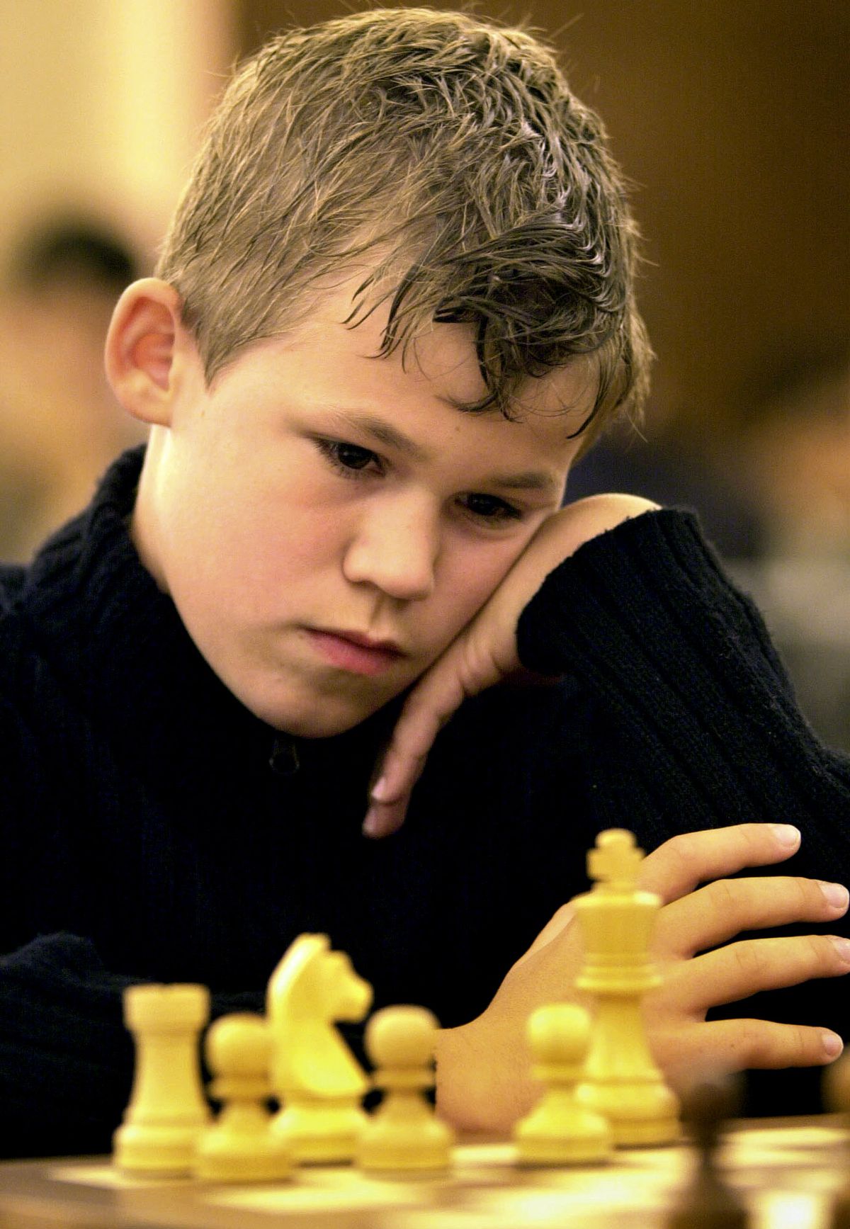 Magnus Carlsen at age 13