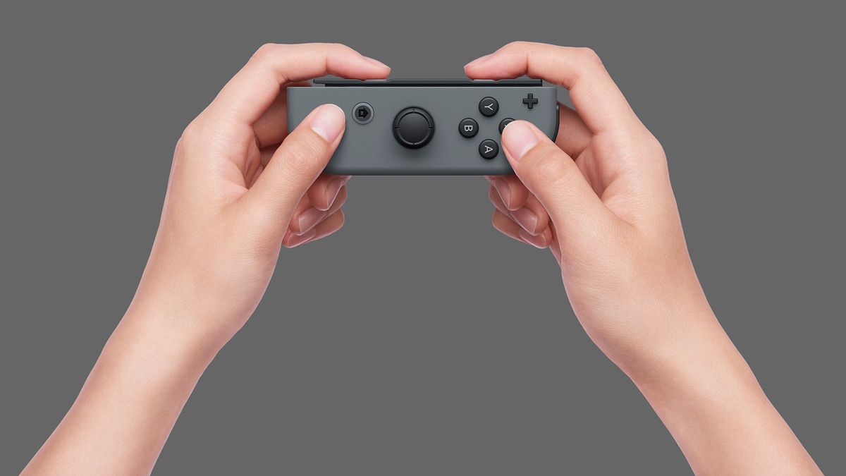 Nintendo Switch - right Joy-Con sideways