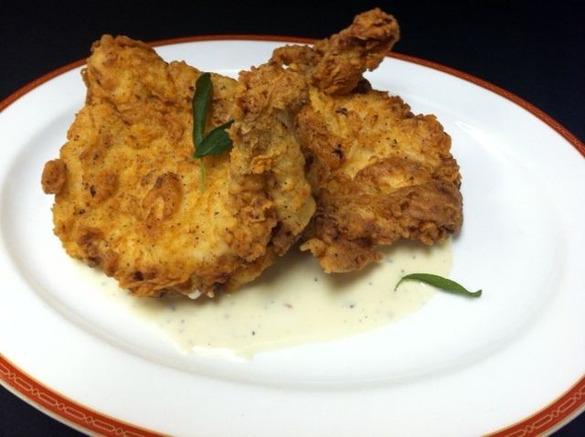 Fried chicken at T-Bones Chophouse &amp; Lounge