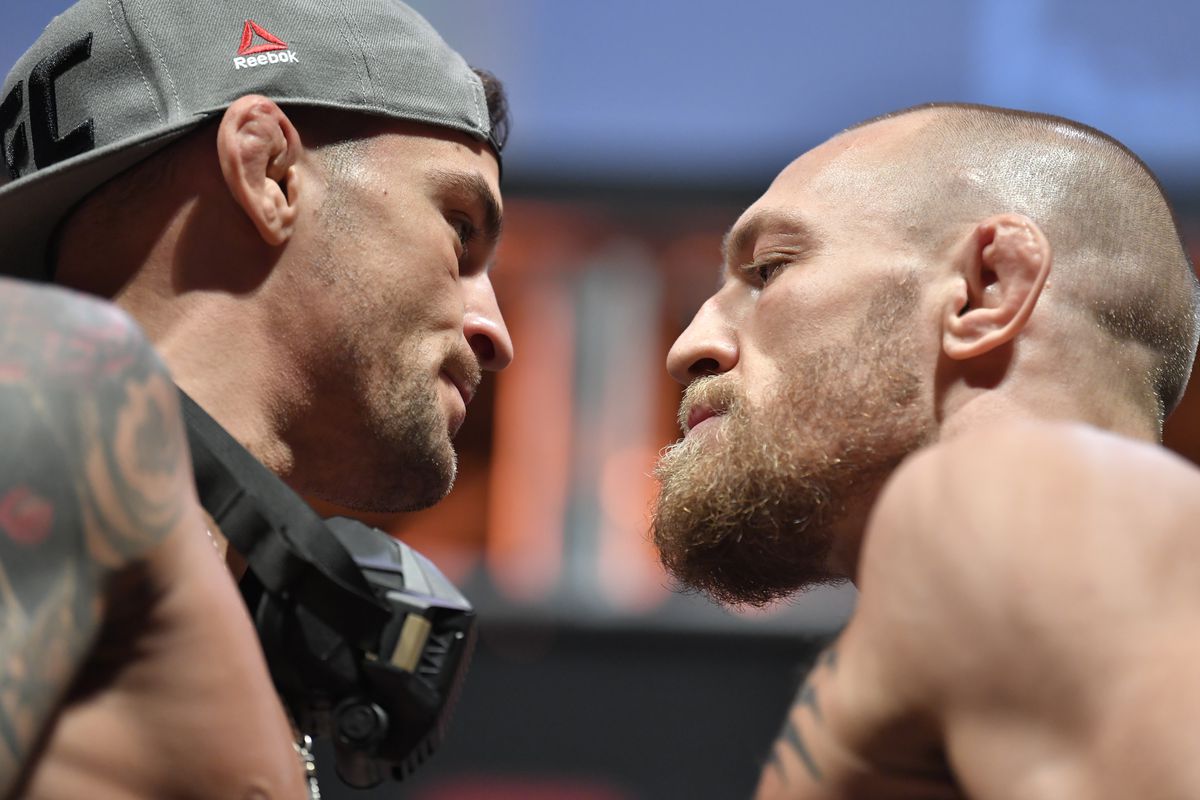 UFC 257 Dustin Poirier v Conor McGregor: Weigh-Ins