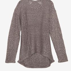 <a href="http://www.intermixonline.com/product/helmut+flecked+alpaca+sweater.do">Helmut flecked alpaca sweater</a>, $89.50 (was $265)