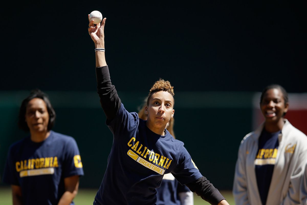 Now that Layshia has thrown a first pitch for Oakland, expect her on the mound when she retires from the WNBA.