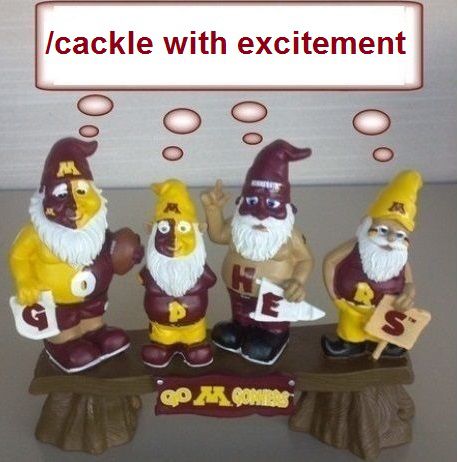 Gnomes Cackle With Excitement