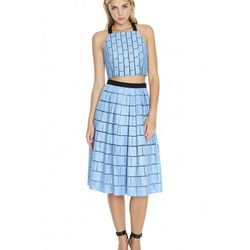 <i><a href="http://www.tibi.com/shop/sale/raffia-patchwork-full-skirt">Raffia Patchwork Full Skirt</a>, $187.50 (was $625)</i>