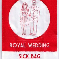 Royal Wedding Sick Bags