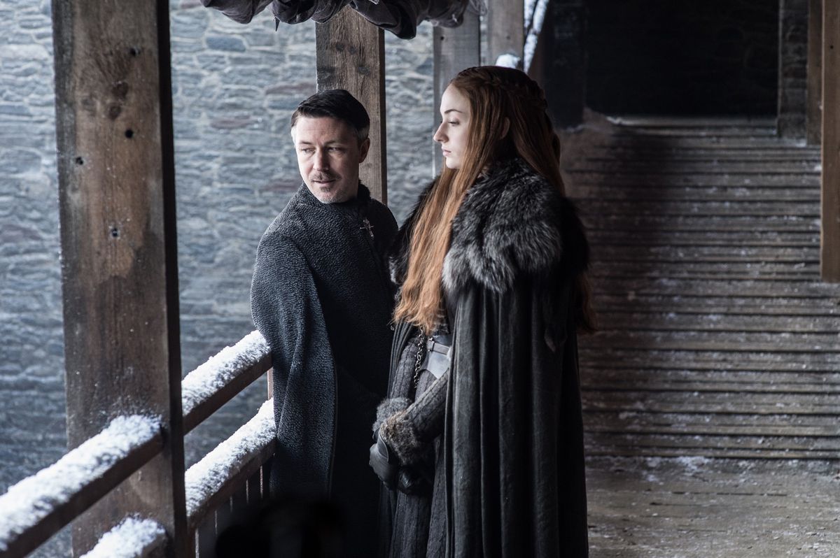 Game of Thrones season 7 photos - Littlefinger/Sansa
