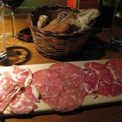 Charcuterie from Il Posto Accanto by <a href="http://www.flickr.com/photos/17344553@N04/5003945829/in/pool-eater/">Deb Van D</a>. 