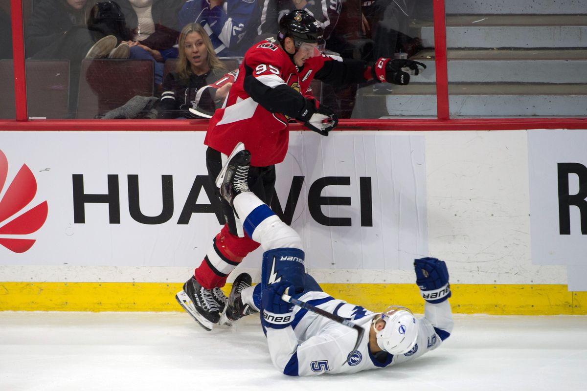 NHL: Tampa Bay Lightning at Ottawa Senators