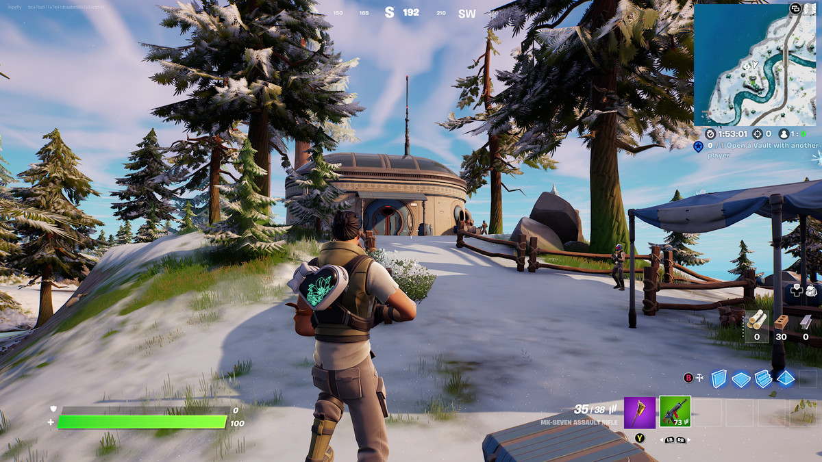 Open a Vault with another player – Fortnite Chapter 3 guide 