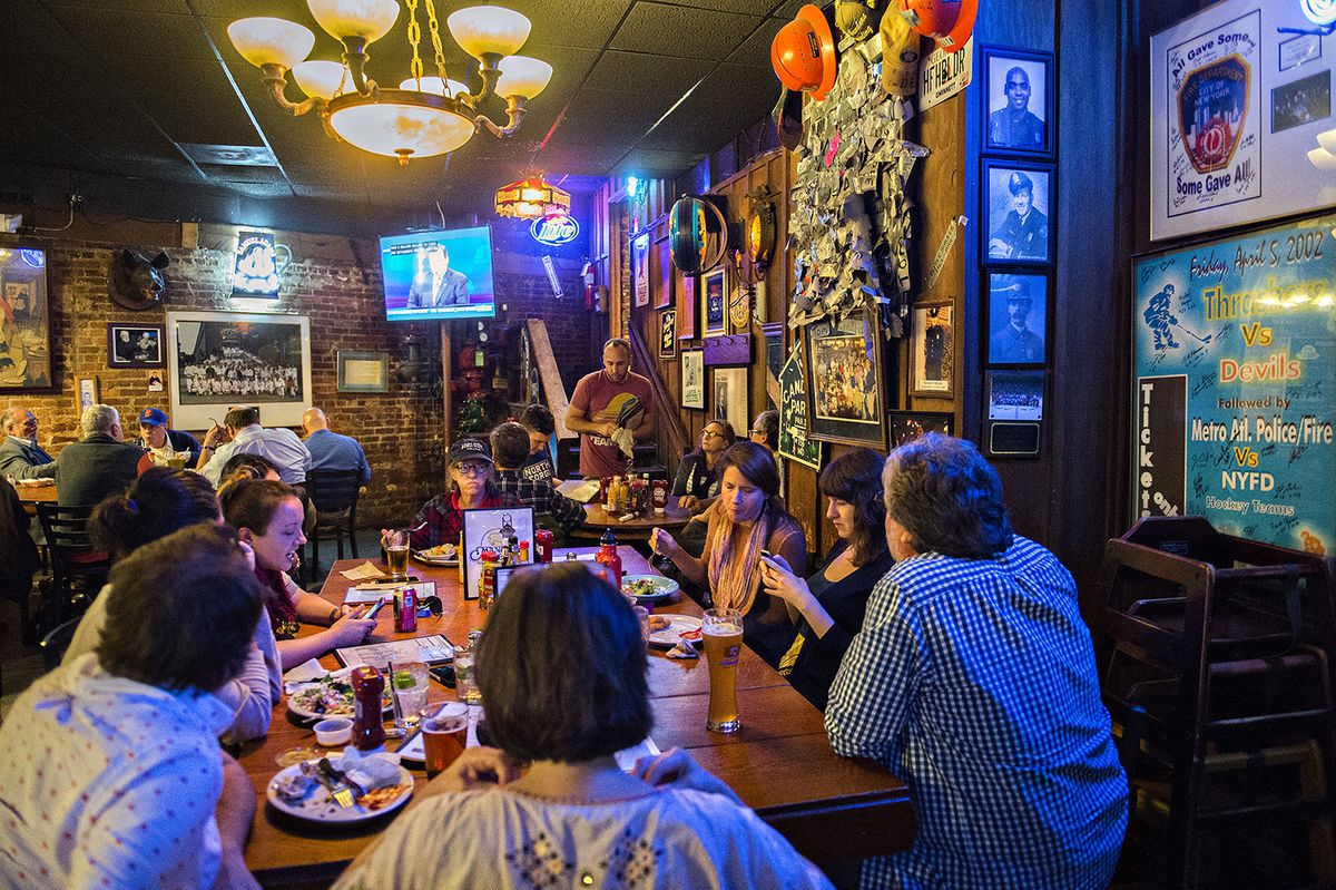 Inside Manuel’s Tavern.