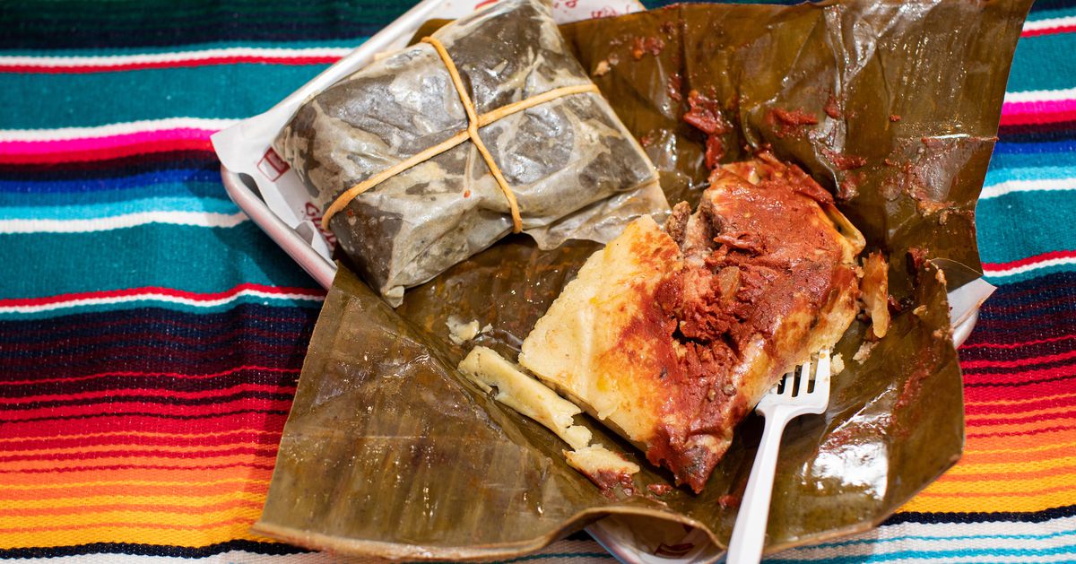 A Decades-Old Tamales Cart Finds New Life, and Impossible Meat, in Queens