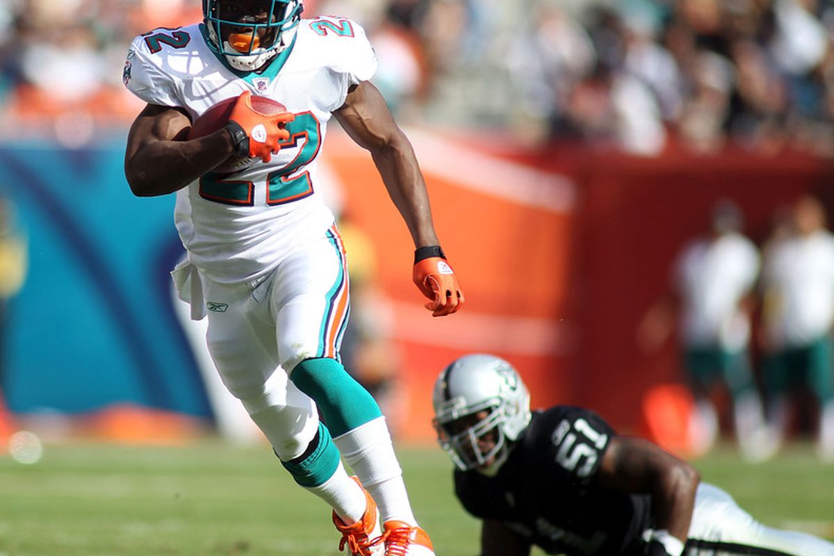 Miami Dolphins running back Reggie Bush looks to back up his 1,000 yard season last year with another career performance in 2012.