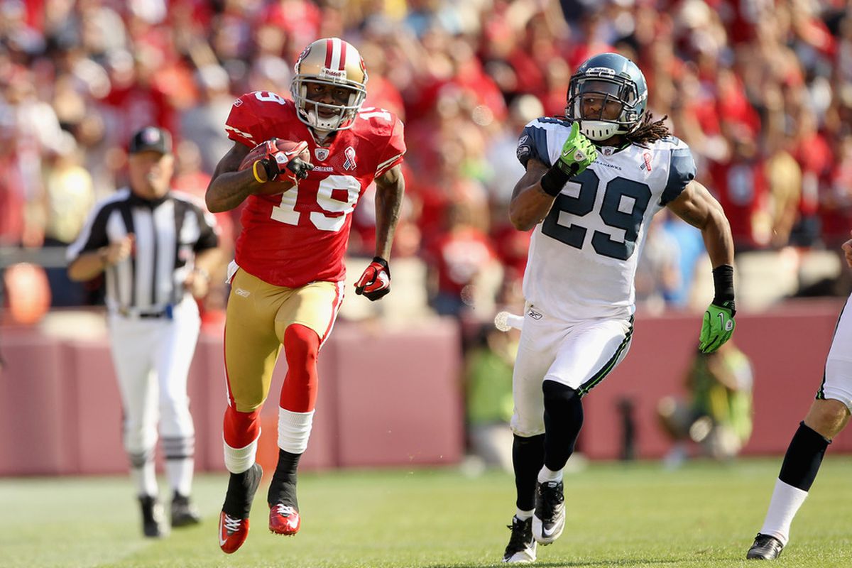 Ted Ginn shows how it's done. (Photo by Ezra Shaw/Getty Images)