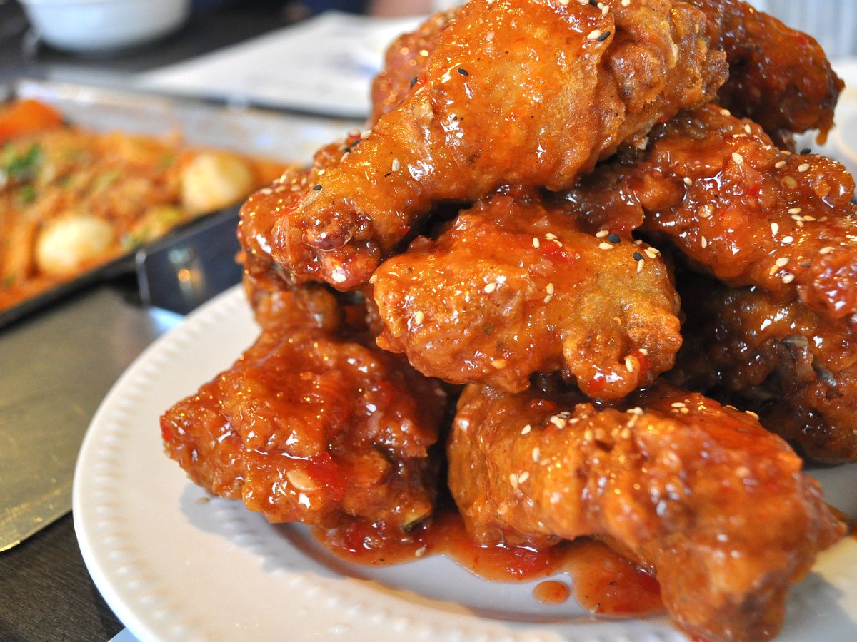 Korean fried chicken at Funny Plus