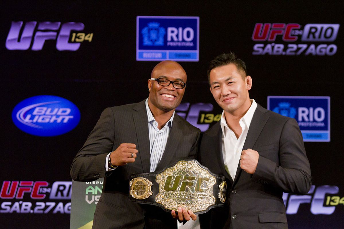 Photos from the UFC® 134 Press Conference in Rio de Janero, Brazil.