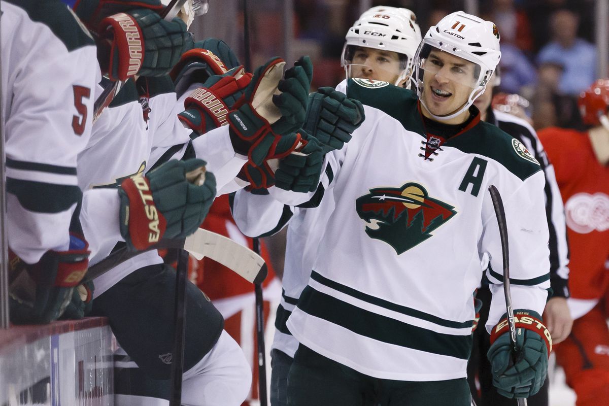 Zach Parise scored one of the wildest goals this week against the Detroit Red Wings.