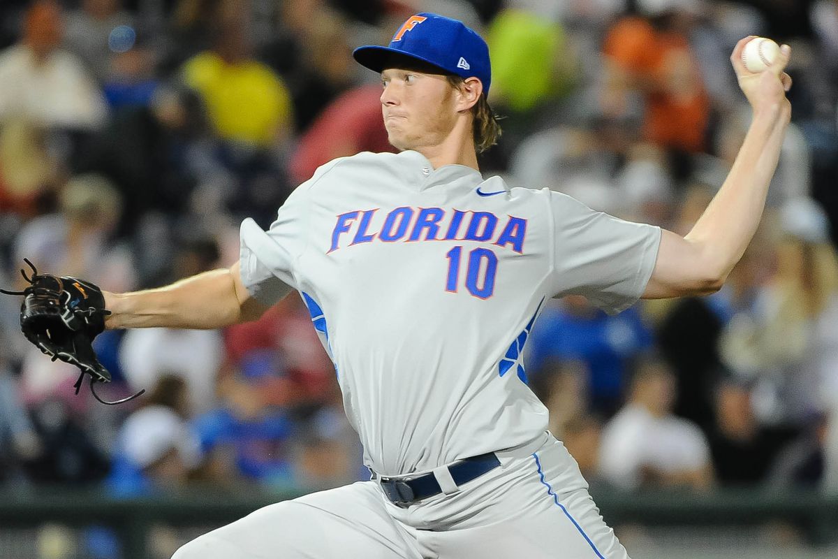 A.J. Puk does his thing for the Florida Gators.