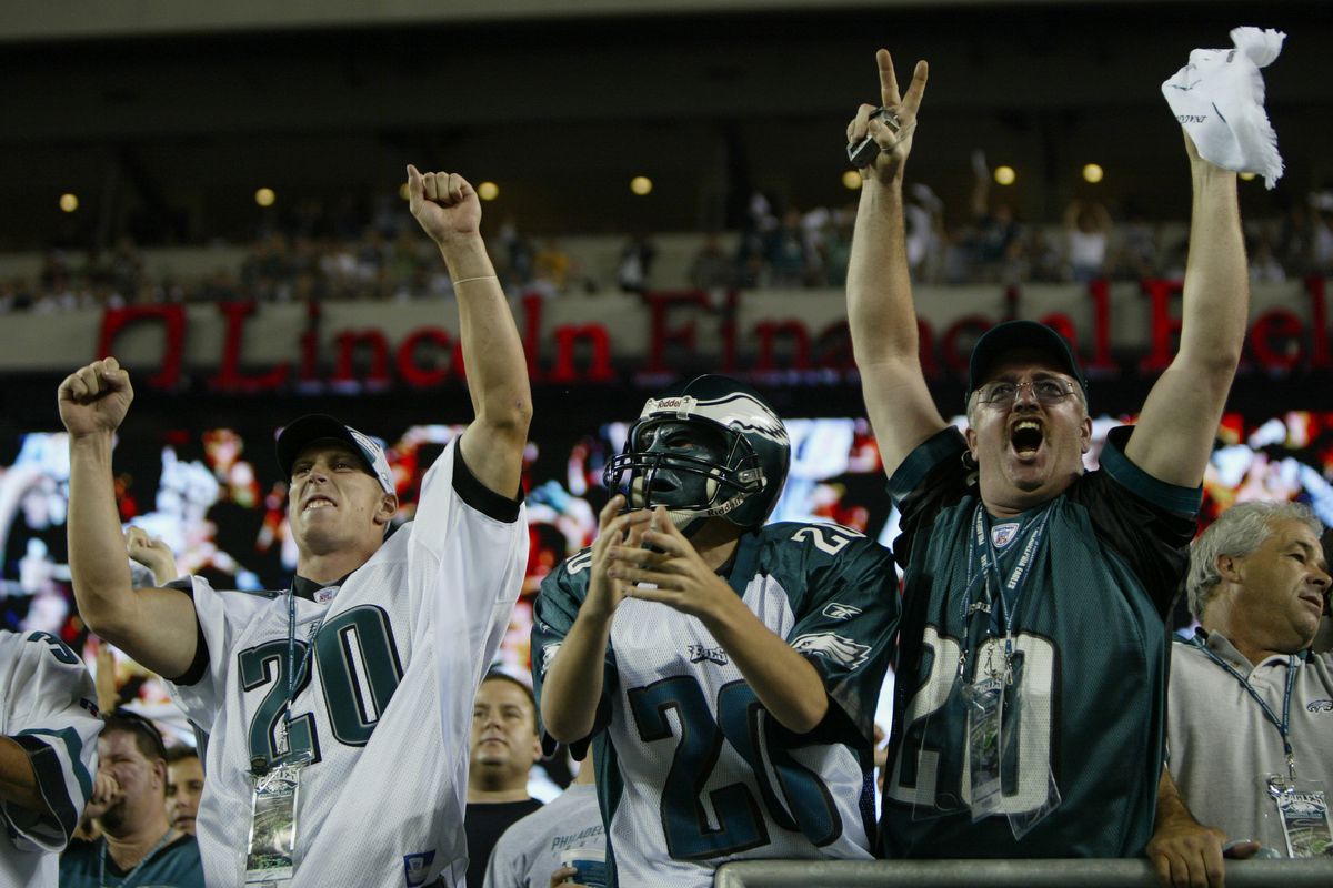 Eagles fans fill the stands